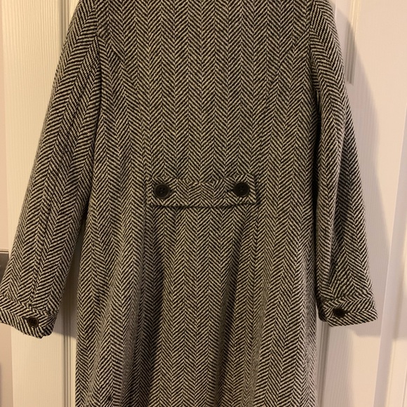 Teenflo Black and Gray Pea Coat - Picture 4 of 5
